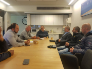  حصري: وسط اجواء ايجابية - اجتماع يجمع كافة اطراف الصراع في ميناء يافا